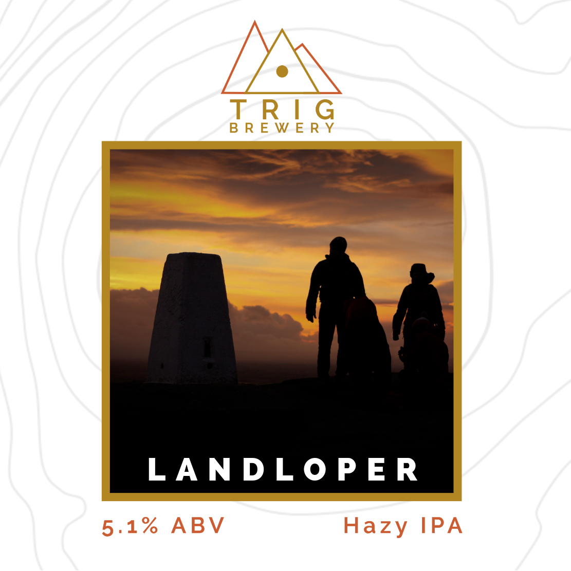 Landloper - 5.1% Hazy IPA - 330ml Can