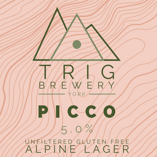 Picco - 5% Unfiltered Gluten Free Alpine Lager - 440ml Can