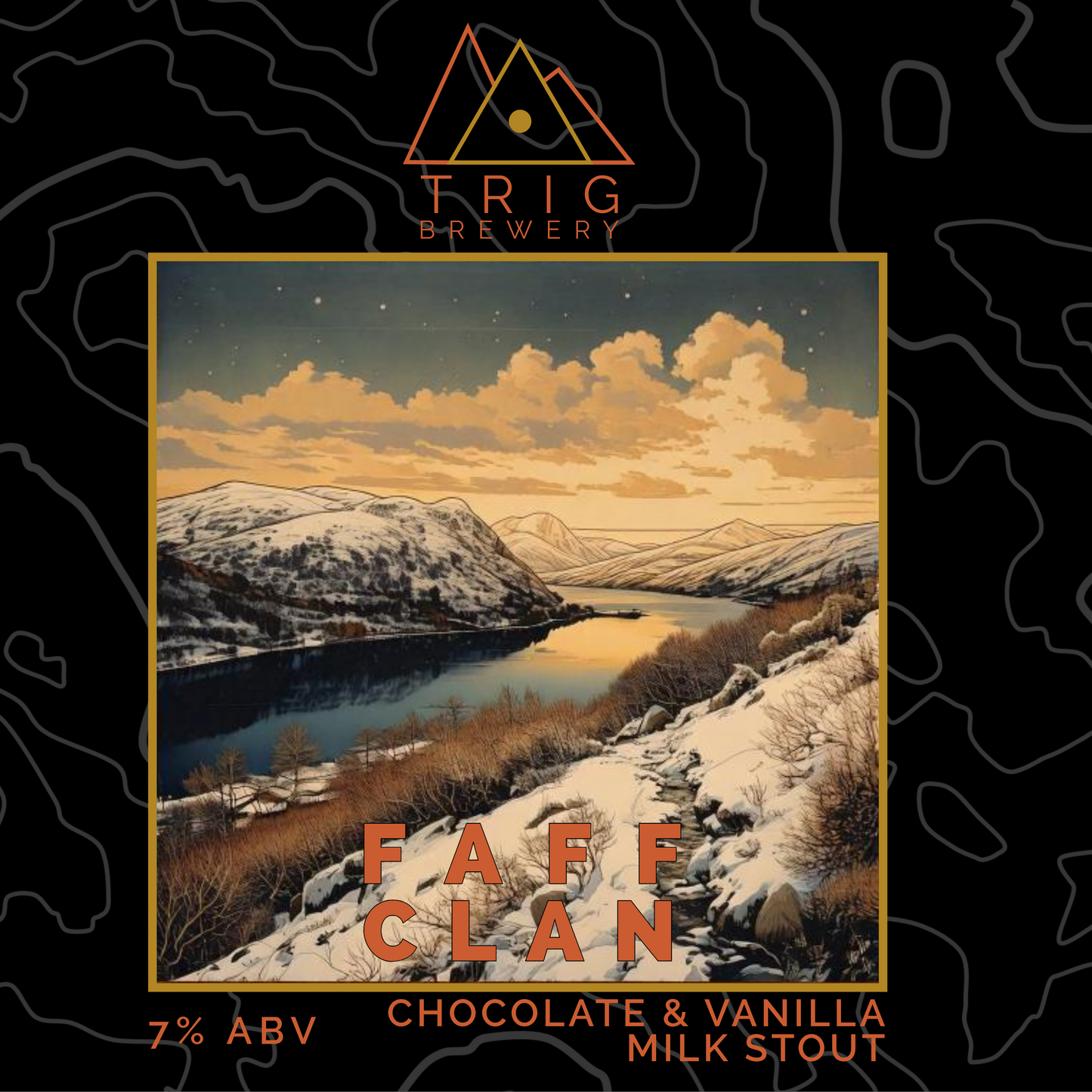 Faff Clan - 7% Chocolate & Vanilla Milk Stout - 440ml Can