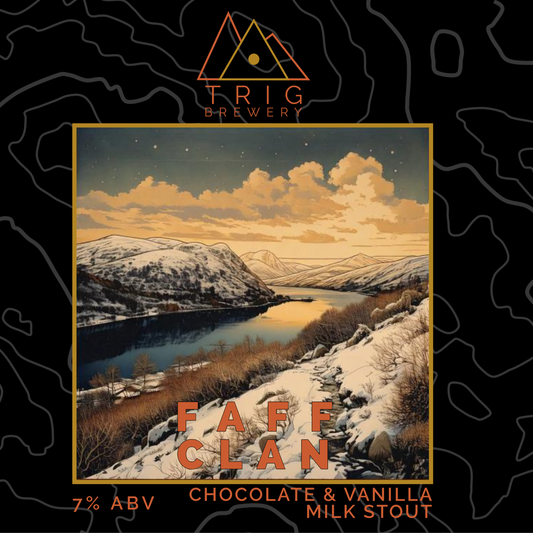 Faff Clan - 7% Chocolate & Vanilla Milk Stout - 440ml Can
